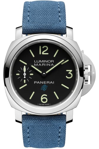 Panerai Luminor Marina Logo 3 Days Black / Blue OP