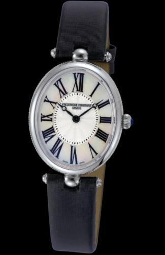 Frederique Constant Art Deco Oval Stainless Steel / Silver