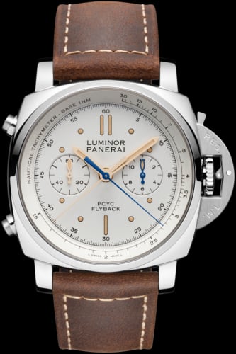 Panerai Luminor 1950 44 PCYC Chrono Flyback Automatic Stainless Steel / White
