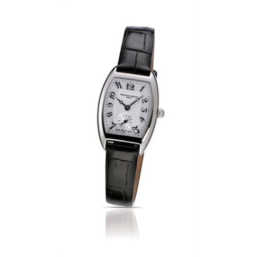 Frederique Constant Art Deco Tonneau Small Second Stainless Steel / Silver