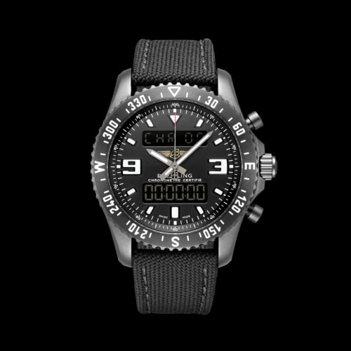 Breitling Chronospace Military Blacksteel / Volcano Black / Military / Pin
