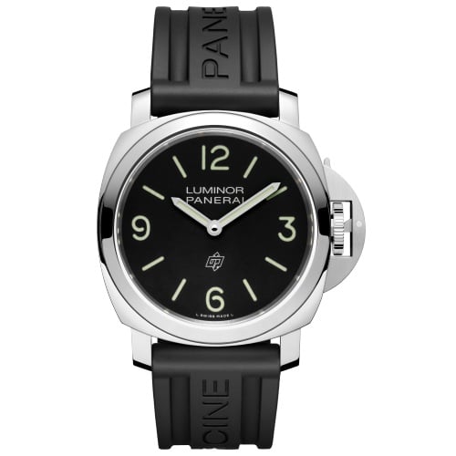 Panerai Luminor Base 44 Logo 3 Days Stainless Steel / Black