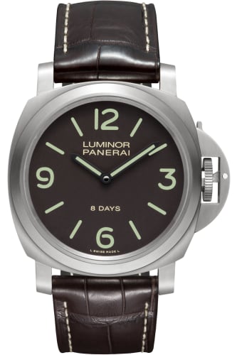 Panerai Luminor Base 44 8 Days Titanium / Brown