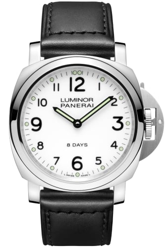 Panerai Luminor Base 44 8 Days Stainless Steel / White