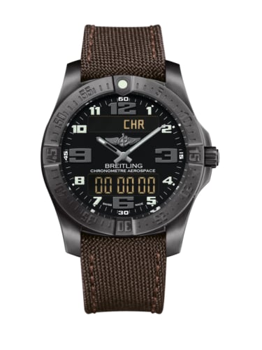 Breitling Aerospace Evo Night Mission / Black / Military / Foldng