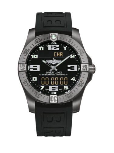Breitling Aerospace Evo Titanium / Black / Rubber / Pin