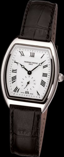 Frederique Constant Art Deco Tonneau Small Second Stainless Steel / Silver