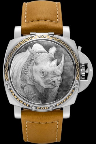 Panerai Luminor 1950 3 Days Automatic Acciaio Sealand for Purdey Rhinoceros