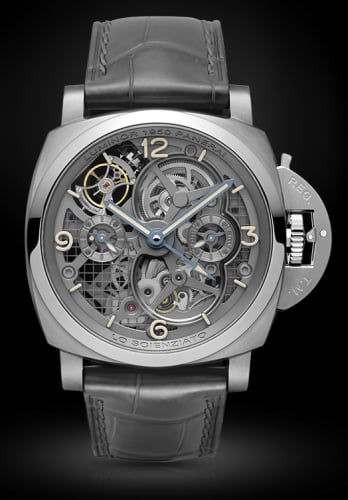 Panerai Luminor 1950 Tourbillon GMT Titanio Lo Scienziato