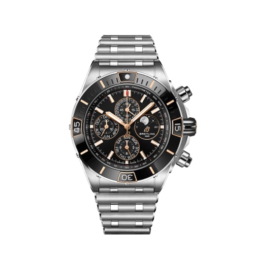 Breitling Super Chronomat 1461 Days 44 Stainless Steel / Black / Rouleaux