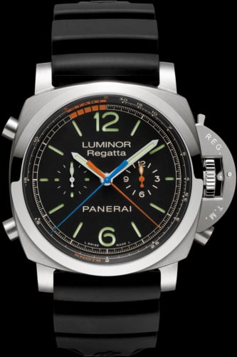 Panerai Luminor 1950 47 Regatta 3 Days Chrono Flyback Automatic Titanium / Black