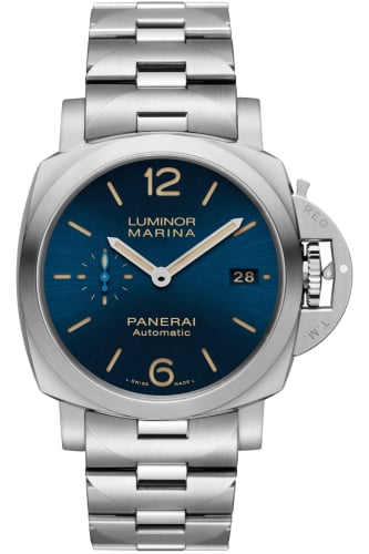Panerai Luminor 1950 Marina 42 3 Days Automatic Stainless Steel / Blue / Bracelet