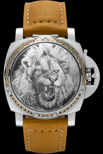 Panerai Luminor 1950 3 Days Automatic Acciaio Sealand for Purdey Lion