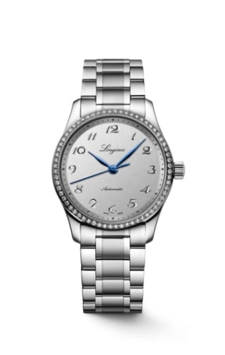 Longines Master Collection Date 34 Stainless Steel - Diamond / Silver / Bracelet