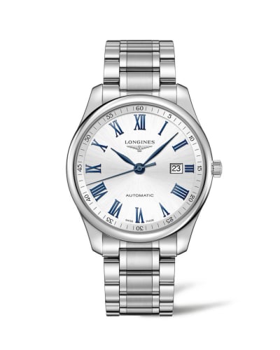 Longines Master Collection 42 Date Stainless Steel / Silver - Roman / Bracelet