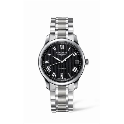 Longines Master Collection Date 38.5 Stainless Steel Black