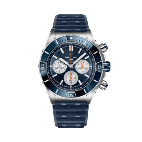 Breitling Super Chronomat B01 44 Stainless Steel / Shula 347 / Rubber