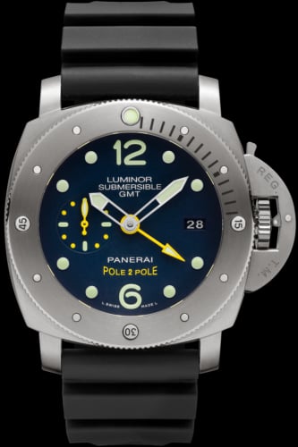 Panerai Luminor Submersible 1950 3 Days GMT Automatic Titanio Pole 2 Pole
