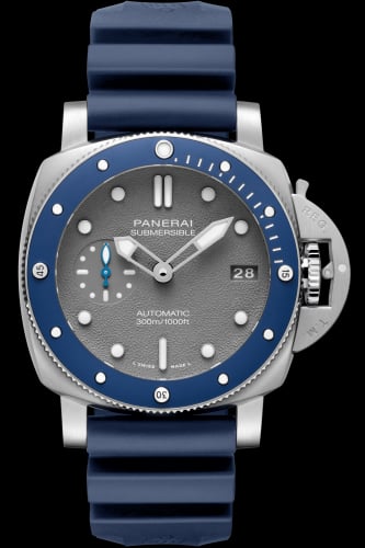 Panerai Luminor Submersible 42 3 Days Automatic Acciaio Blue Ceramic / Shark Grey