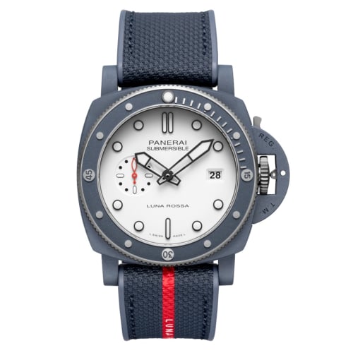 Panerai Submersible QuarantaQuattro Luna Rossa Ti-Ceramitech / White