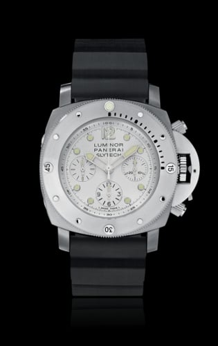 Panerai Luminor 1950 Submersible Slytech Chrono 1000m White