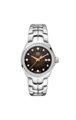TAG Heuer Link Quartz 32mm Stainless Steel / Diamond / Black