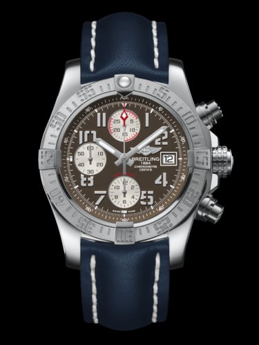 Breitling Avenger II Stainless Steel / Tungsten Gray / Calf / Pin