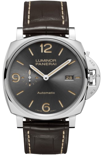 Panerai Luminor Due 45 3 Days Automatic Date Stainless Steel / Grey
