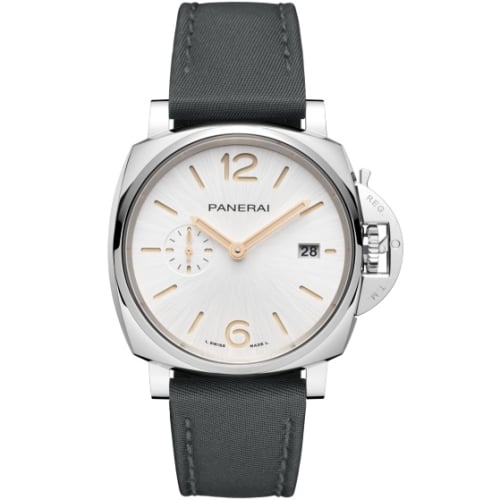 Panerai Luminor Due 42 Automatic Stainless Steel / White / Prada Re-Nylon