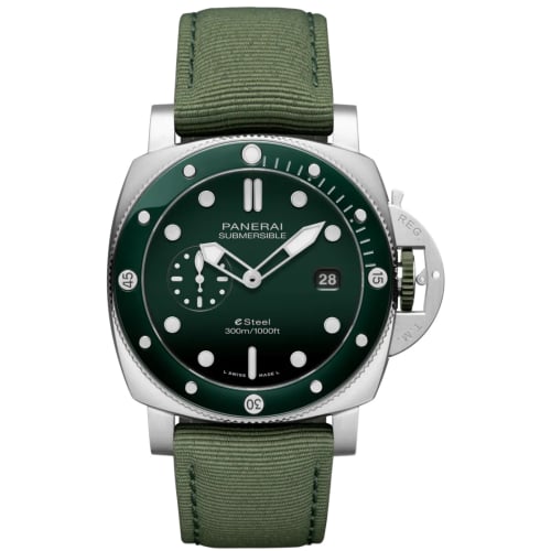Panerai Submersible QuarantaQuattro ESteel Verde Smeraldo