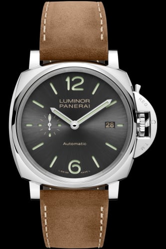 Panerai Luminor Due 42 3 Days Date Stainless Steel / Grey