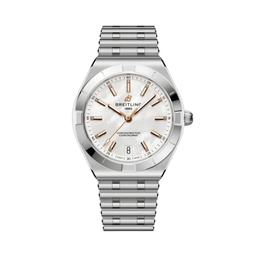 Breitling Chronomat Automatic 36 Stainless Steel / MOP / Rouleaux