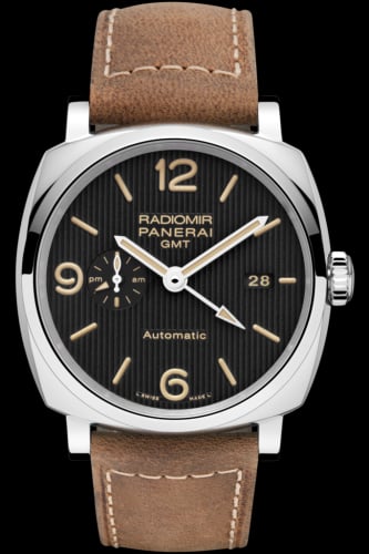 Panerai Radiomir 1940 45 3 Days GMT Automatic Stainless Steel / Black -Tuxedo