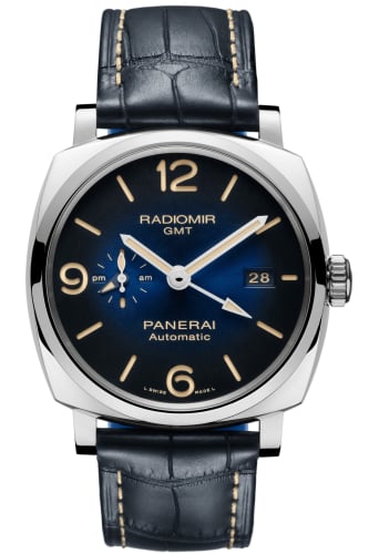 Panerai Radiomir 1940 44 3 Days Automatic GMT Stainless Steel / Blue / Mediterraneo
