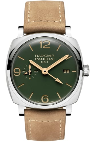 Panerai Radiomir 1940 45 3 Days GMT Automatic Stainless Steel / Military Green