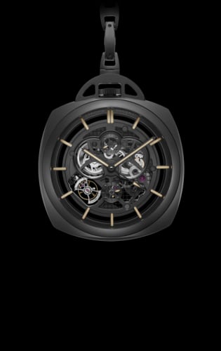 Panerai Pocket Watch Tourbillon GMT Ceramica