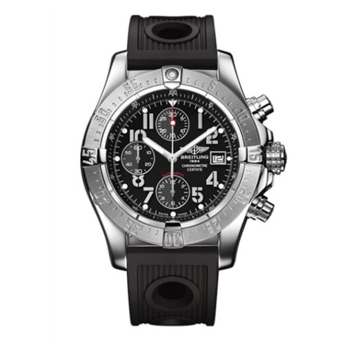 Breitling Avenger Black / Rubber