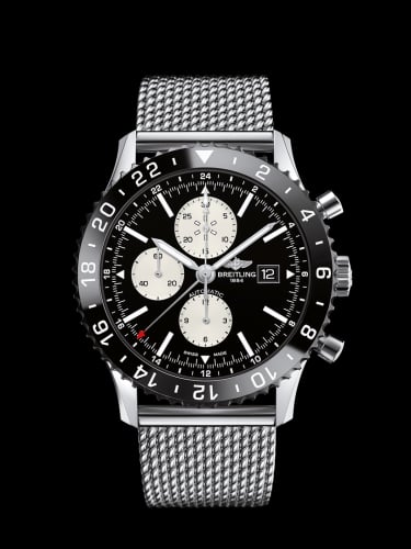 Breitling Chronoliner Stainless Steel / Black / Ocean Classic