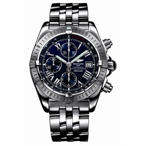 Breitling Chronomat Evolution Stainless Steel / Blue - Roman