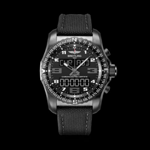 Breitling Cockpit B50 Night Mission / Black / Military / Pin