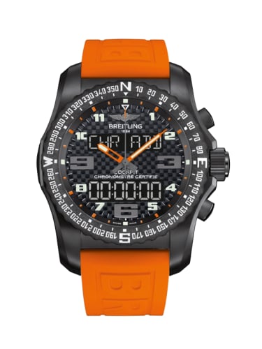 Breitling Cockpit B50 Night Mission / Carbon Orange / Rubber / Boutique Edition
