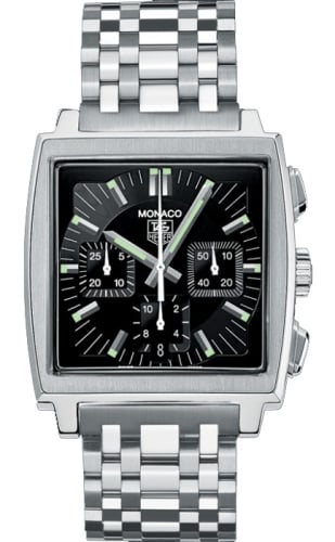 TAG Heuer Monaco Calibre 17 Stainless Steel / Black / Bracelet