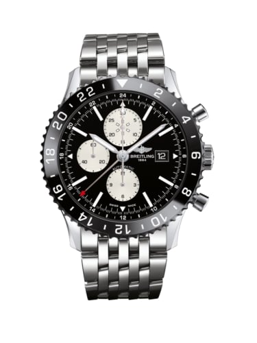 Breitling Chronoliner Stainless Steel / Black / Bracelet