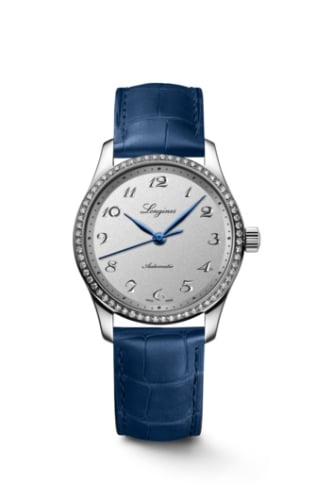 Longines Master Collection Date 34 Stainless Steel - Diamond / Silver