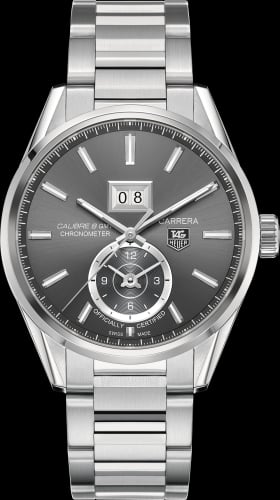 TAG Heuer Carrera Calibre 8 41 Stainless Steel / Grey / Bracelet