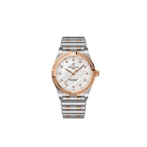 Breitling Chronomat 28 Stainless Steel - Red Gold / MOP