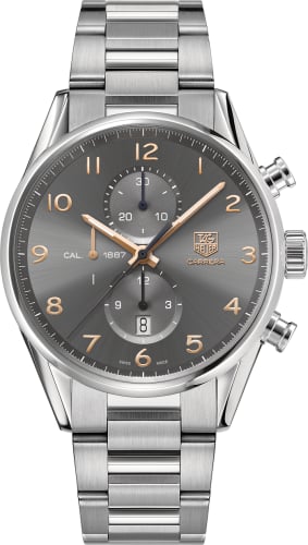TAG Heuer Carrera Calibre 1887 43 Stainless Steel / Grey / Bracelet