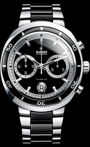 Rado D-Star 200 Chronograph Stainless Steel / Ceramic