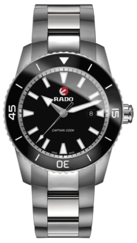 Rado HyperChrome Captain Cook 45 Titanium / Black / Bracelet