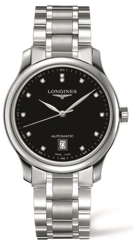 Longines Master Collection Date 38.5 Black Diamond / Bracelet